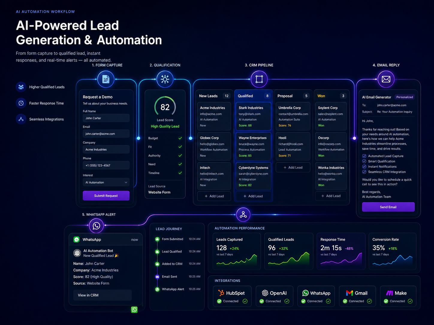 AI Automation Workflow Concept