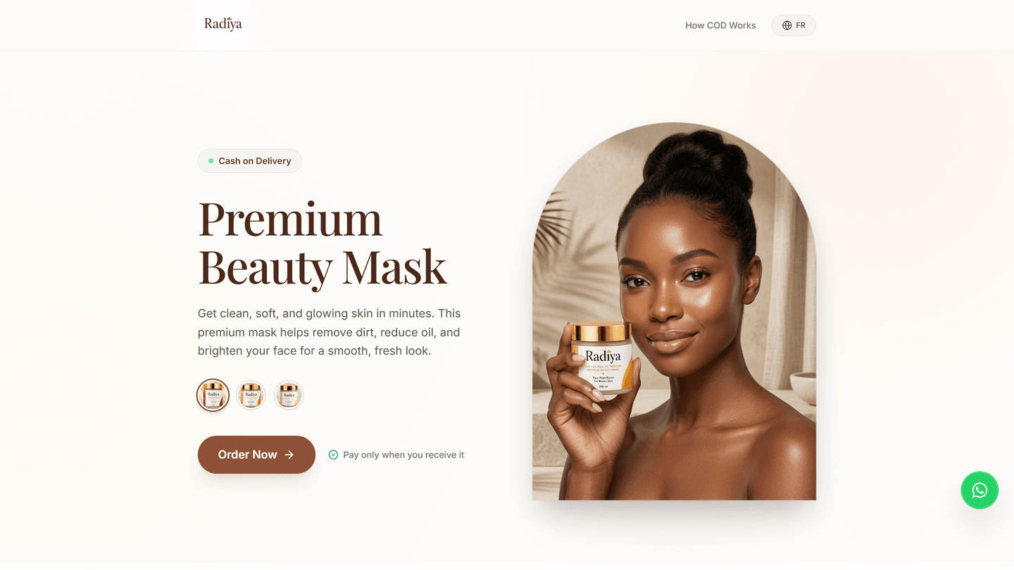E-commerce Product Page Concept