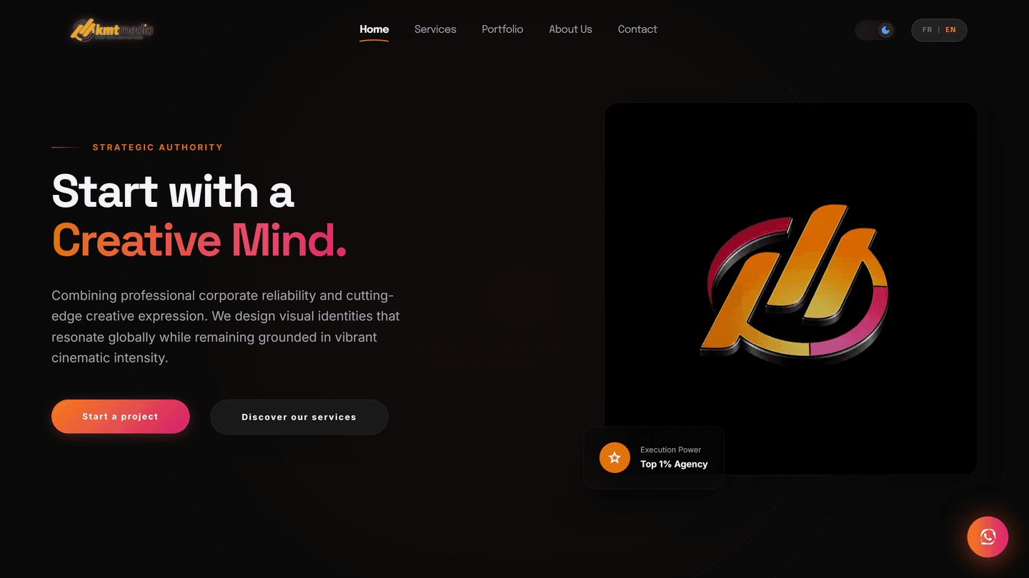 KMT Media Agency Website